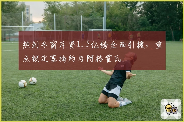 热刺冬窗斥资1.5亿镑全面引援，重点锁定塞梅约与阿格霍瓦